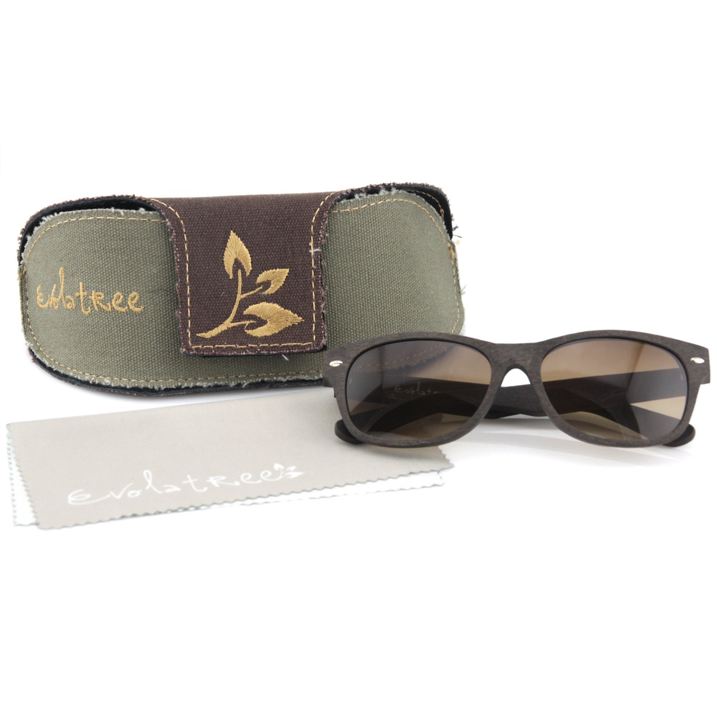 Evolatree - Natural Fiber Designer Sunglasses - UV 400 Lenes