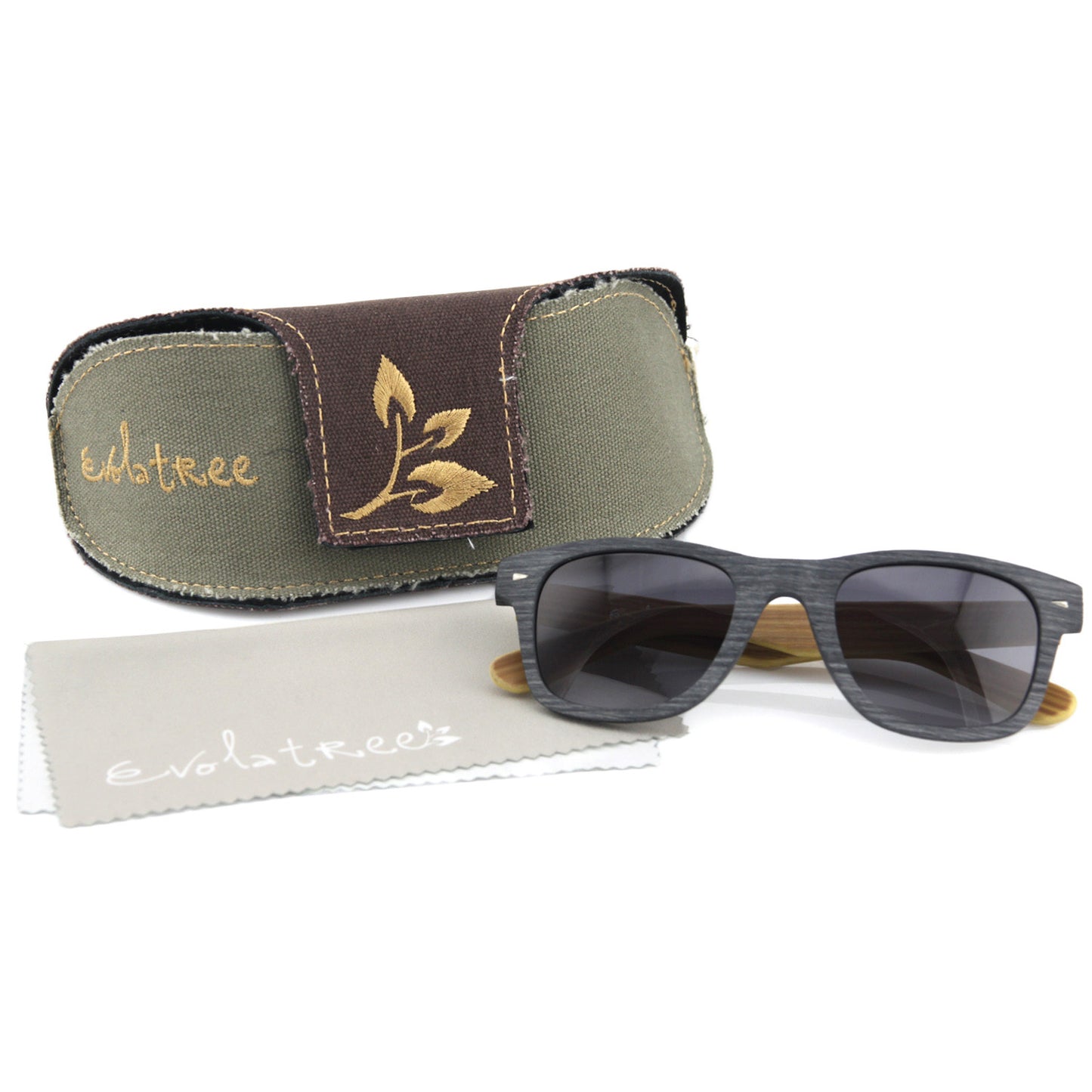 Evolatree - Natural Fiber Designer Sunglasses - UV 400 Lenes