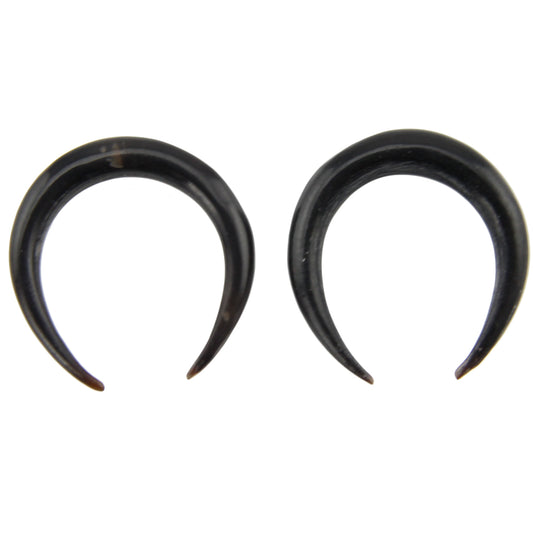 Hand Carved Horn Bull Ring Ear Gauges - 3mm / 8g – Evolatree Jewelry