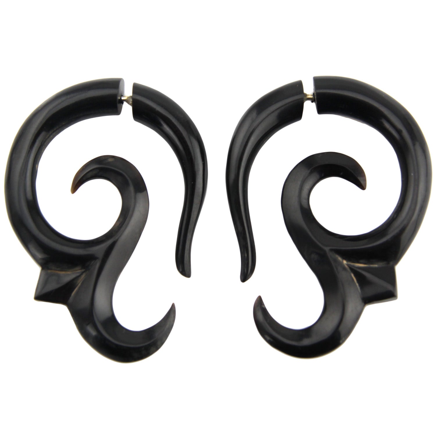 Ohm Fake Gauge Earrings - Non-Piercing Cheater Plugs – image 3 – Evolatree Jewelry