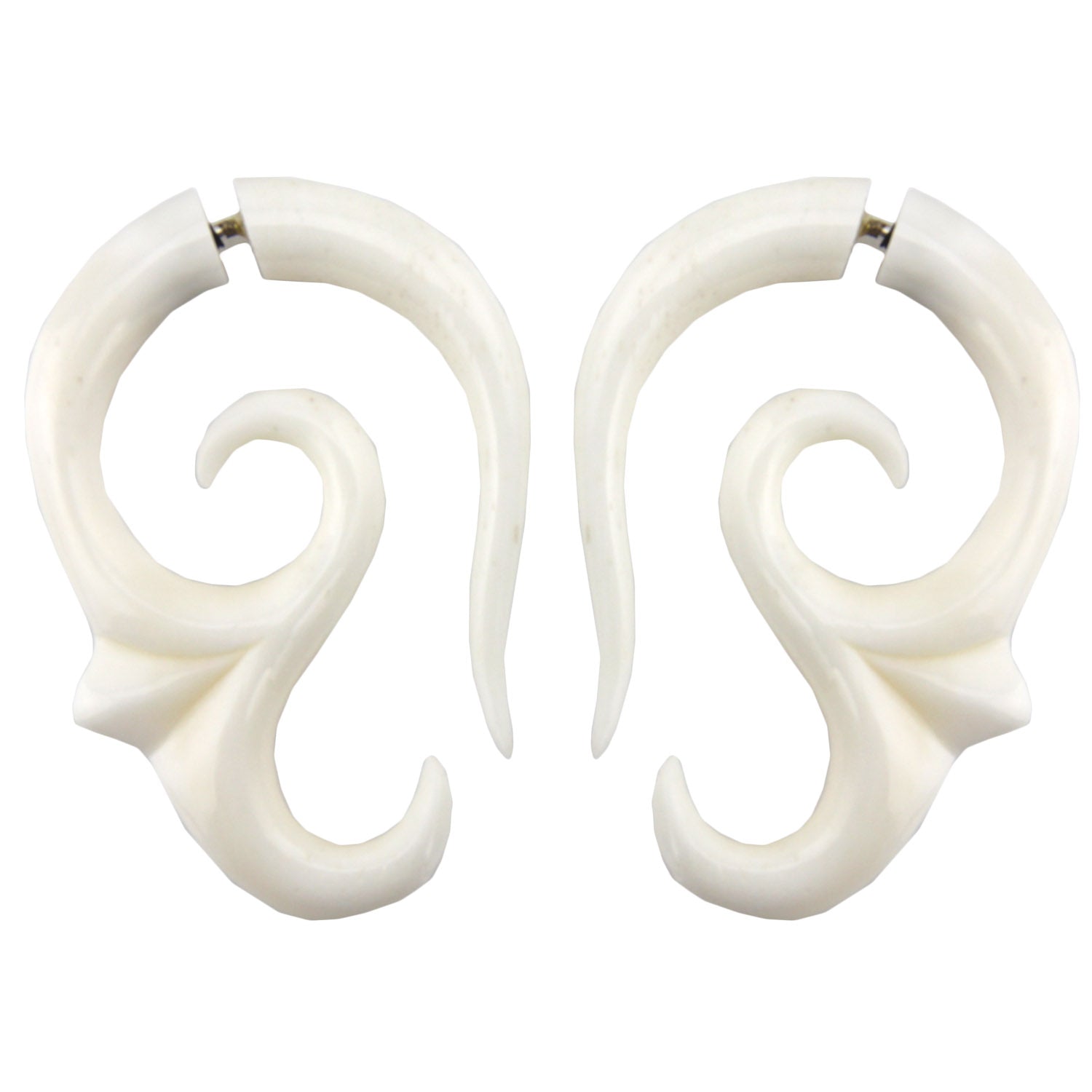 Ohm Fake Gauge Earrings - Non-Piercing Cheater Plugs – Evolatree Jewelry
