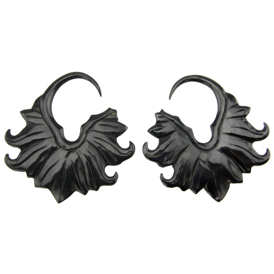 Hand Carved Horn Tribal Flare Ear Gauges - 3mm / 8g – Evolatree Jewelry