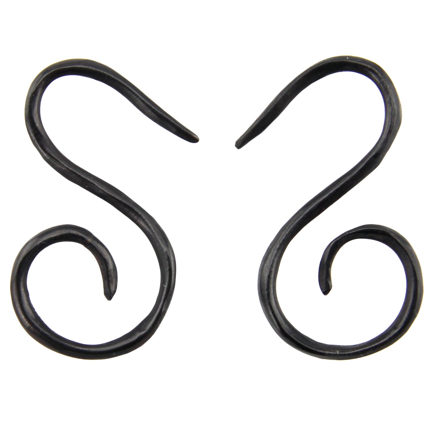 Hand Carved Horn Swan Tail Ear Gauges - 1.5mm / 14g – Evolatree Jewelry