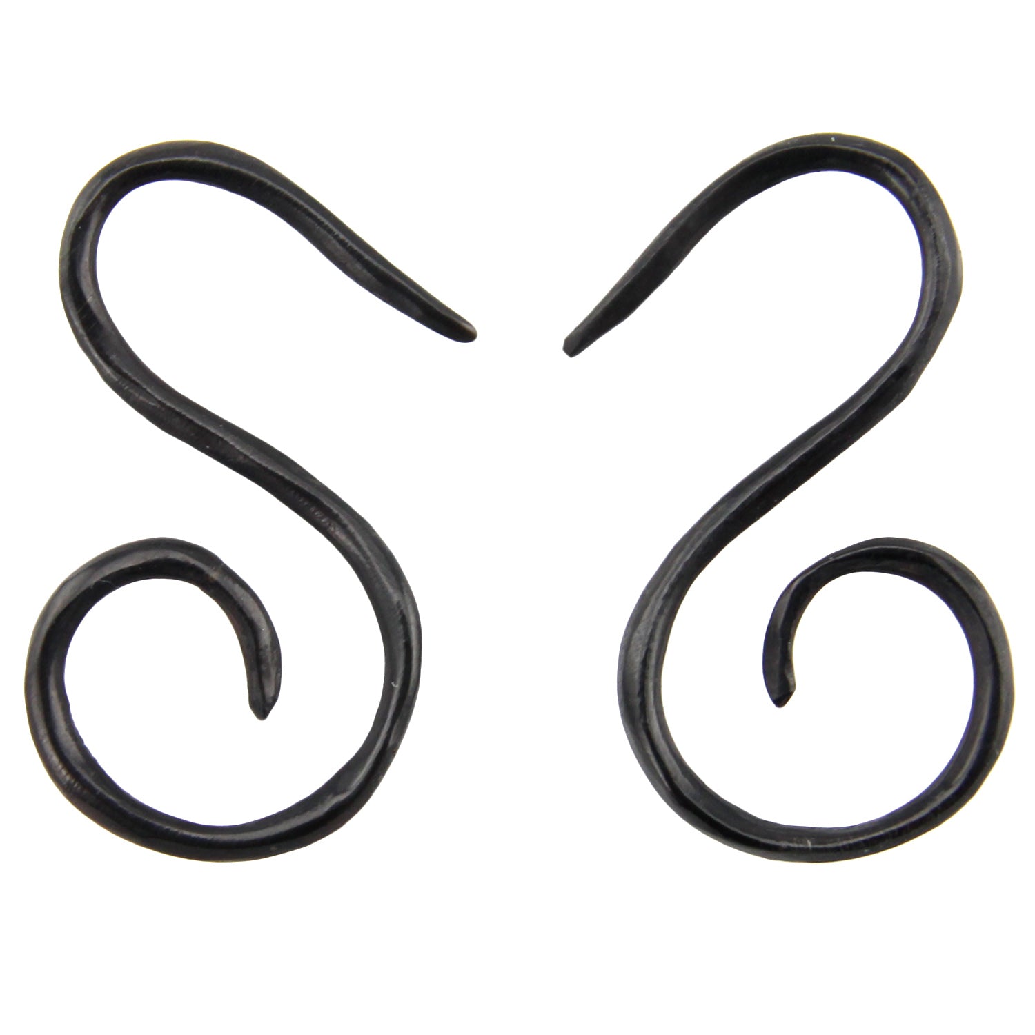 Hand Carved Horn Swan Tail Ear Gauges - 1.5mm / 14g – Evolatree Jewelry