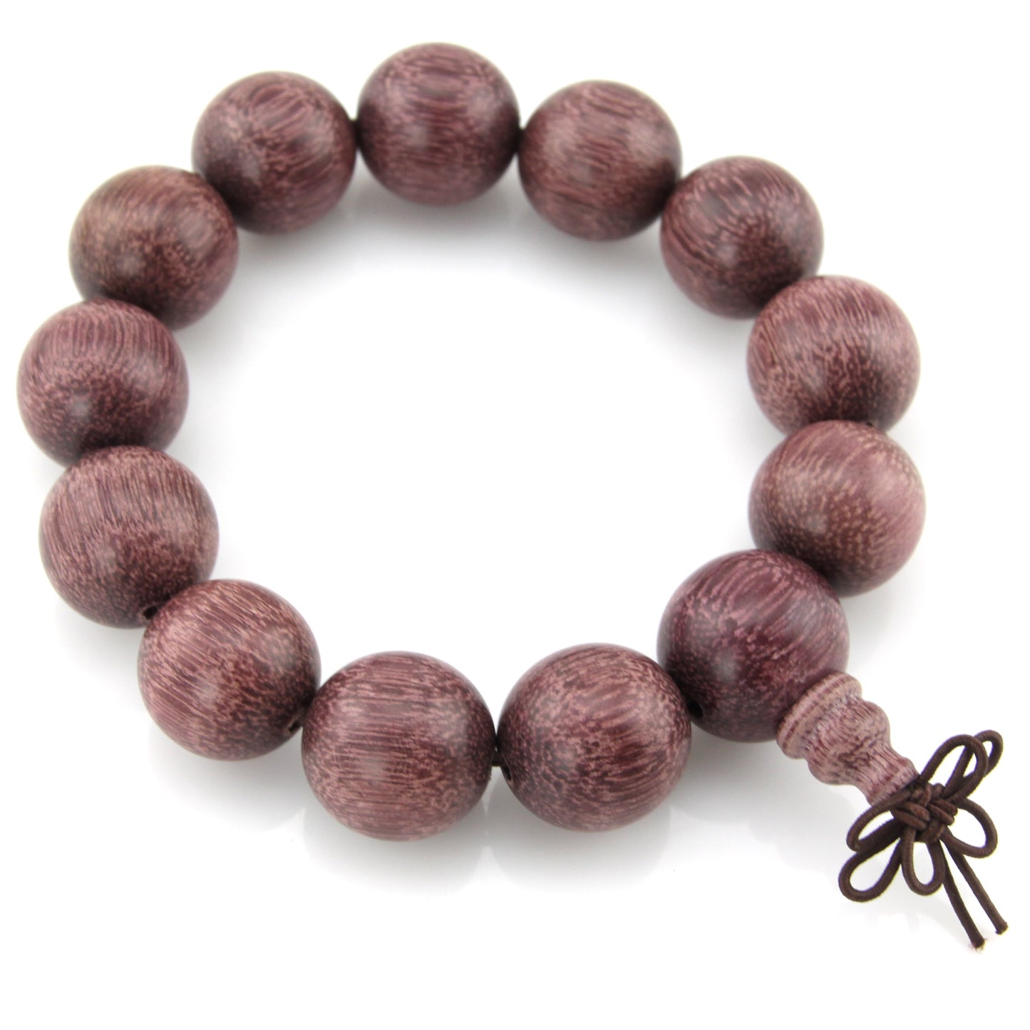 Large Purple Wood Wrist Mala Bracelet – Evolatree Jewelry