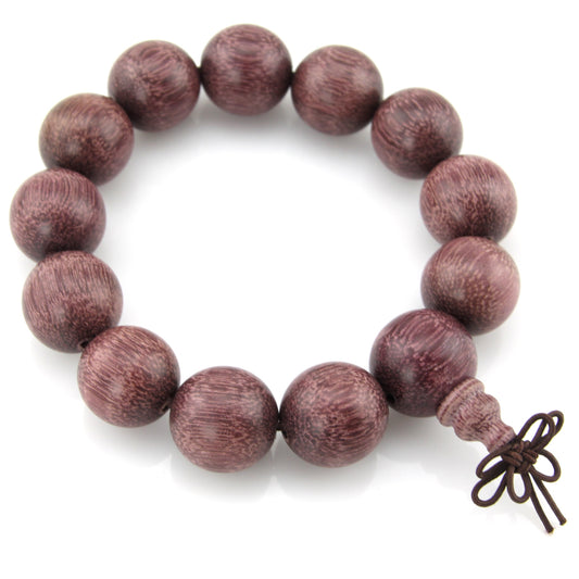 Large Purple Wood Wrist Mala Bracelet – Evolatree Jewelry