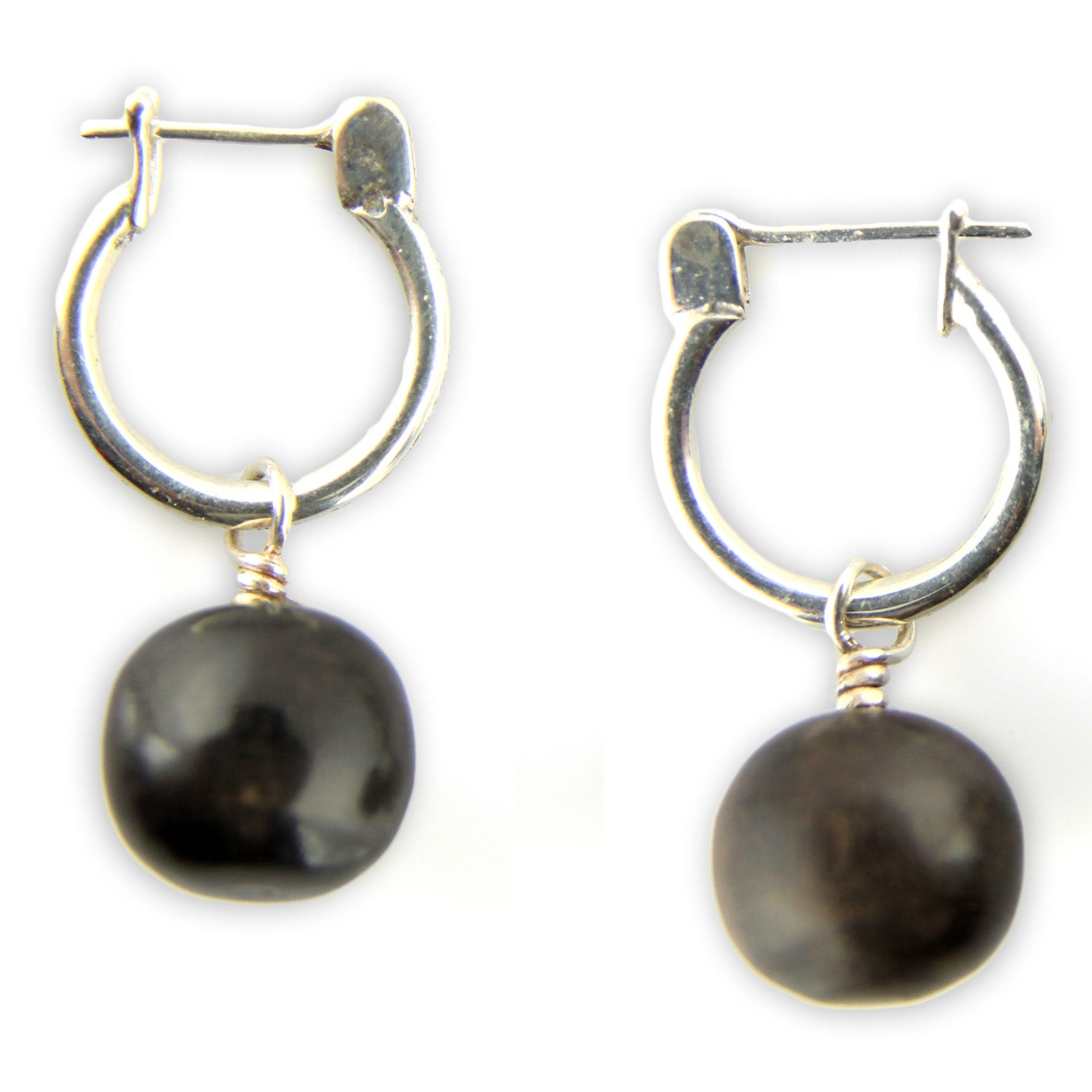 Handcrafted Silver and Wood Hoop Earrings – Evolatree Jewelry