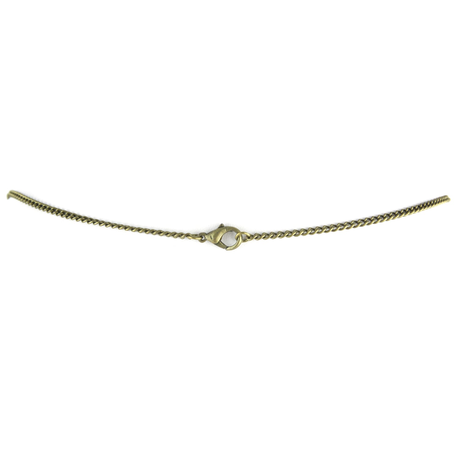 Brass Locket Watch Necklace - Perforated Leaf Quartz Pendant – image 5 – Evolatree Jewelry