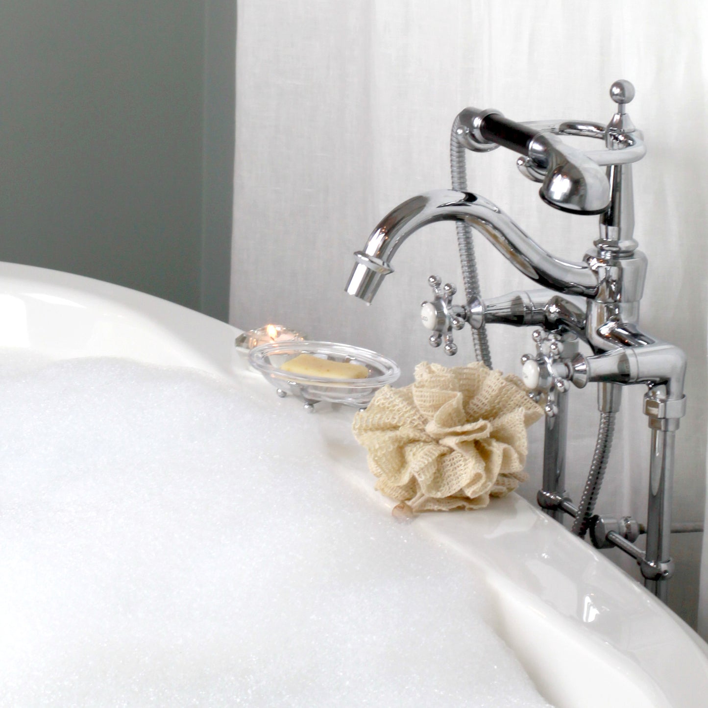 Evolatree Bath & Shower Loofah Sponge - Natural Exfoliating Body Scrubber - 3 Pack