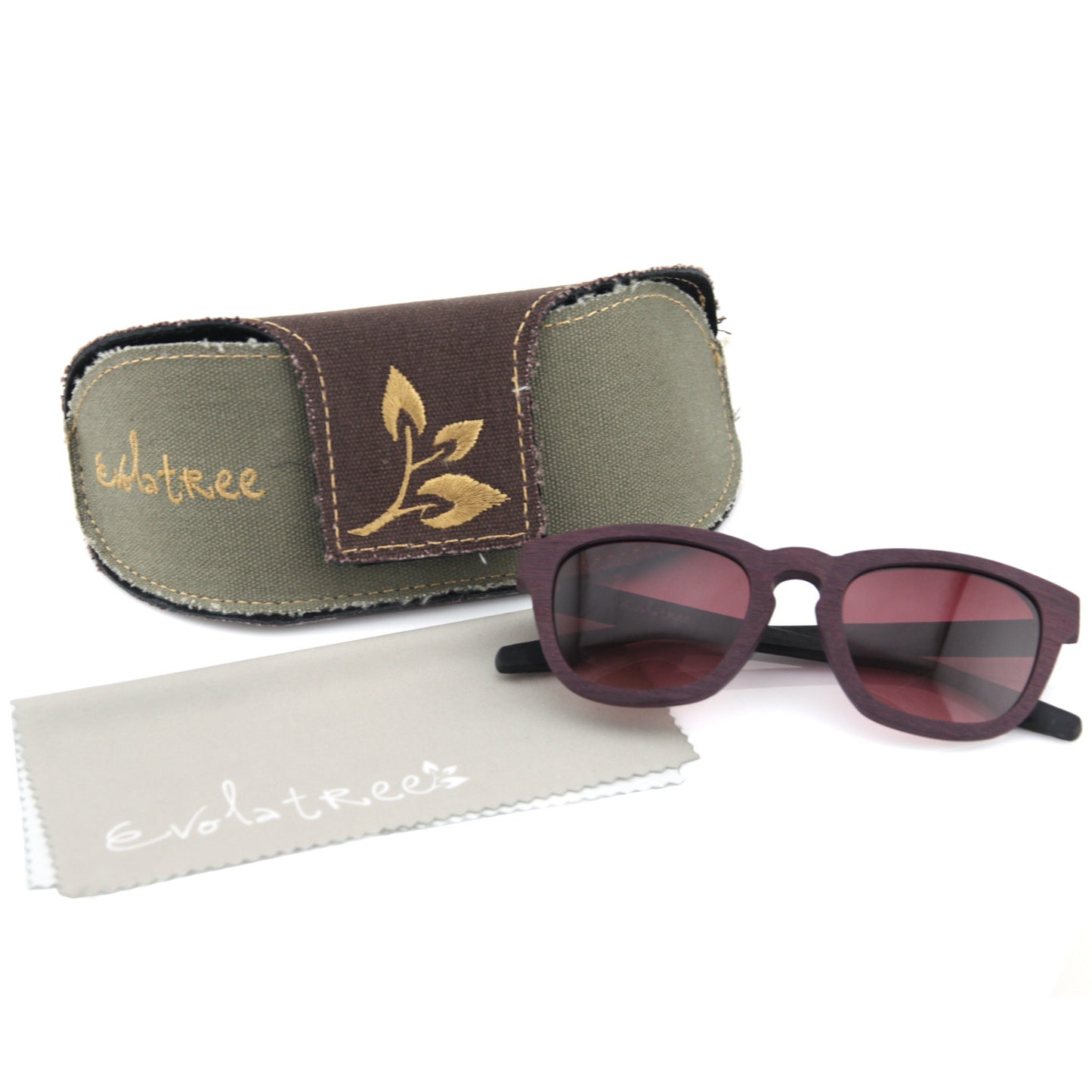Evolatree - Natural Fiber Designer Sunglasses - UV 400 Lenes