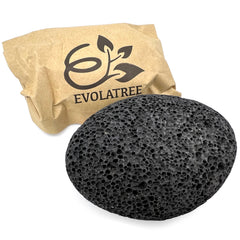 Pumice Stone for Feet by Evolatree - Foot Scrubber for Exfoliating Dry Dead Skin - Pedicure Foot Stone Removes Callus on Hands, Heels, and Body - Natural Foot Care